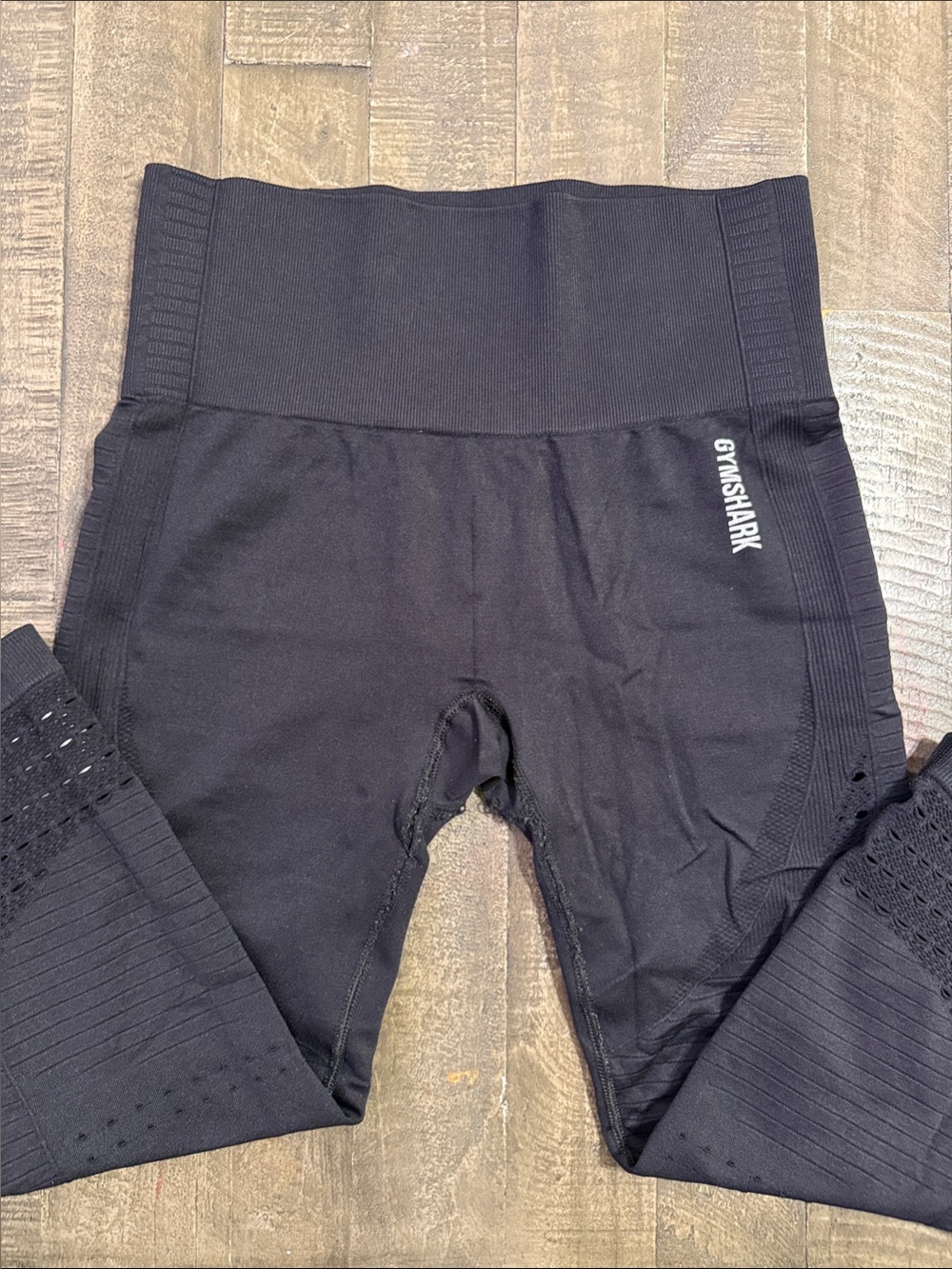Gymshark Black High-Waist Seamless Performance Leggings